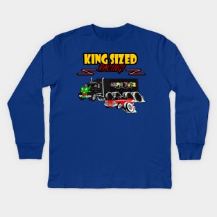 Stephen King Sized Racing! Kids Long Sleeve T-Shirt